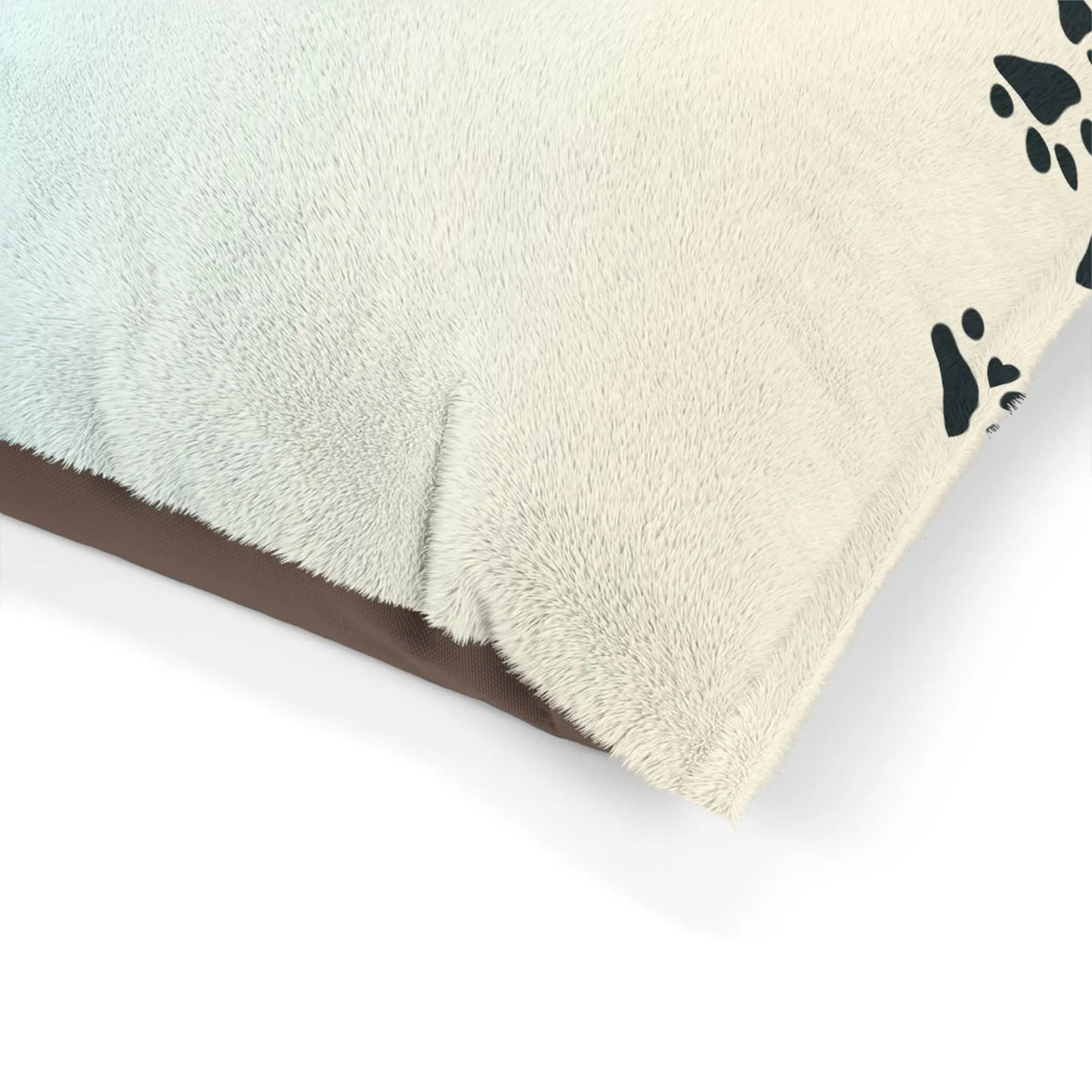 Lit pour animaux à empreintes de pattes pastel | Lit confortable pour chiens et chats