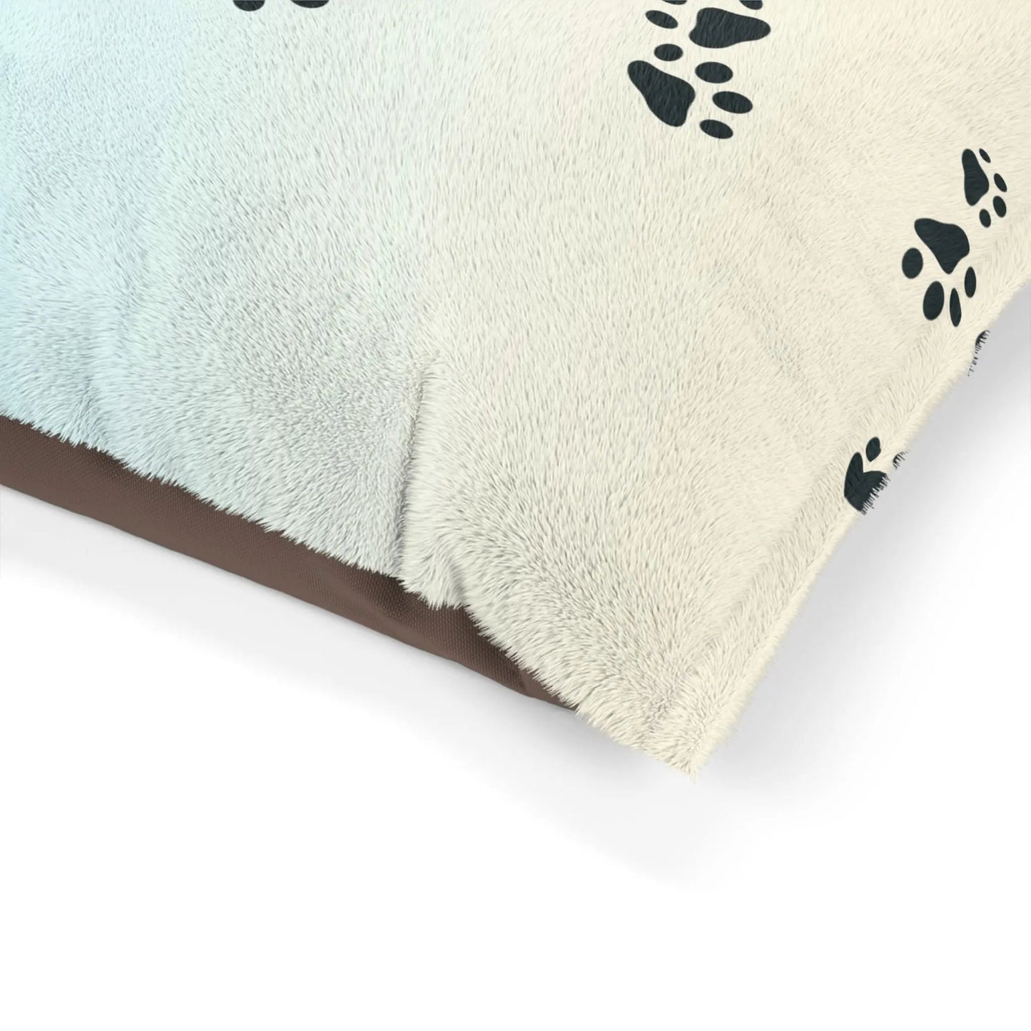 Lit pour animaux à empreintes de pattes pastel | Lit confortable pour chiens et chats