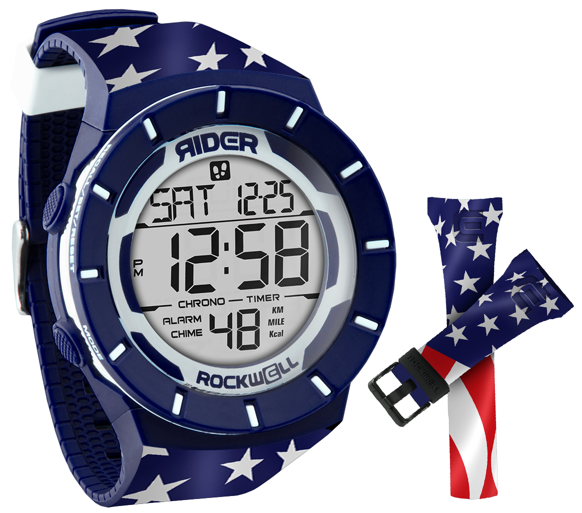Coliseum Fit™ (Patriot) Multifunction Digital Watch - Korvel