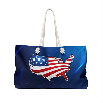 Sac à week-end carte des États-Unis patriotique