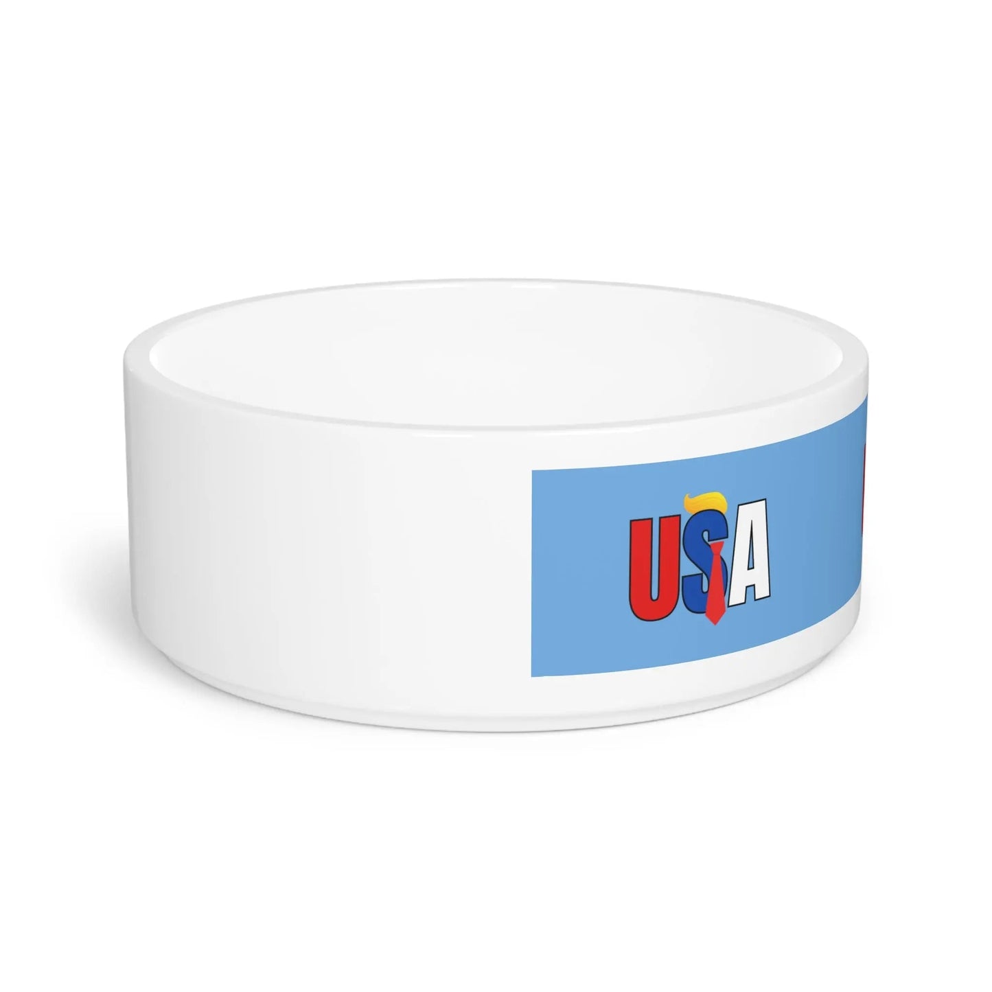 USA Themed Pet Bowl - Ideal for Dog and Cat Enthusiasts! - Korvel