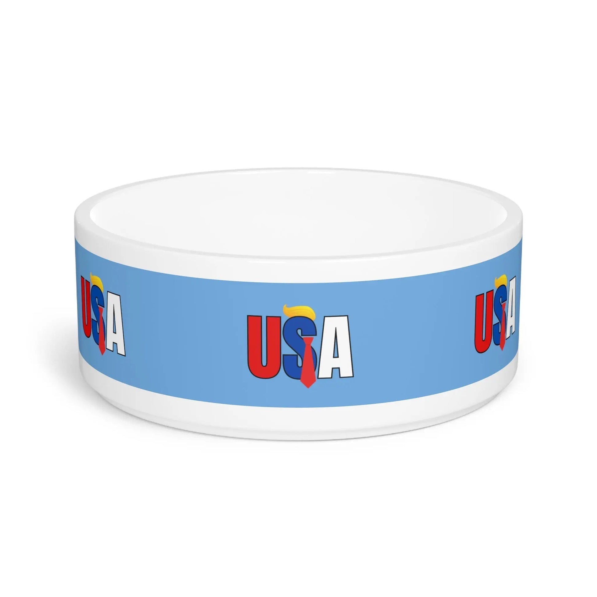USA Themed Pet Bowl - Ideal for Dog and Cat Enthusiasts! - Korvel