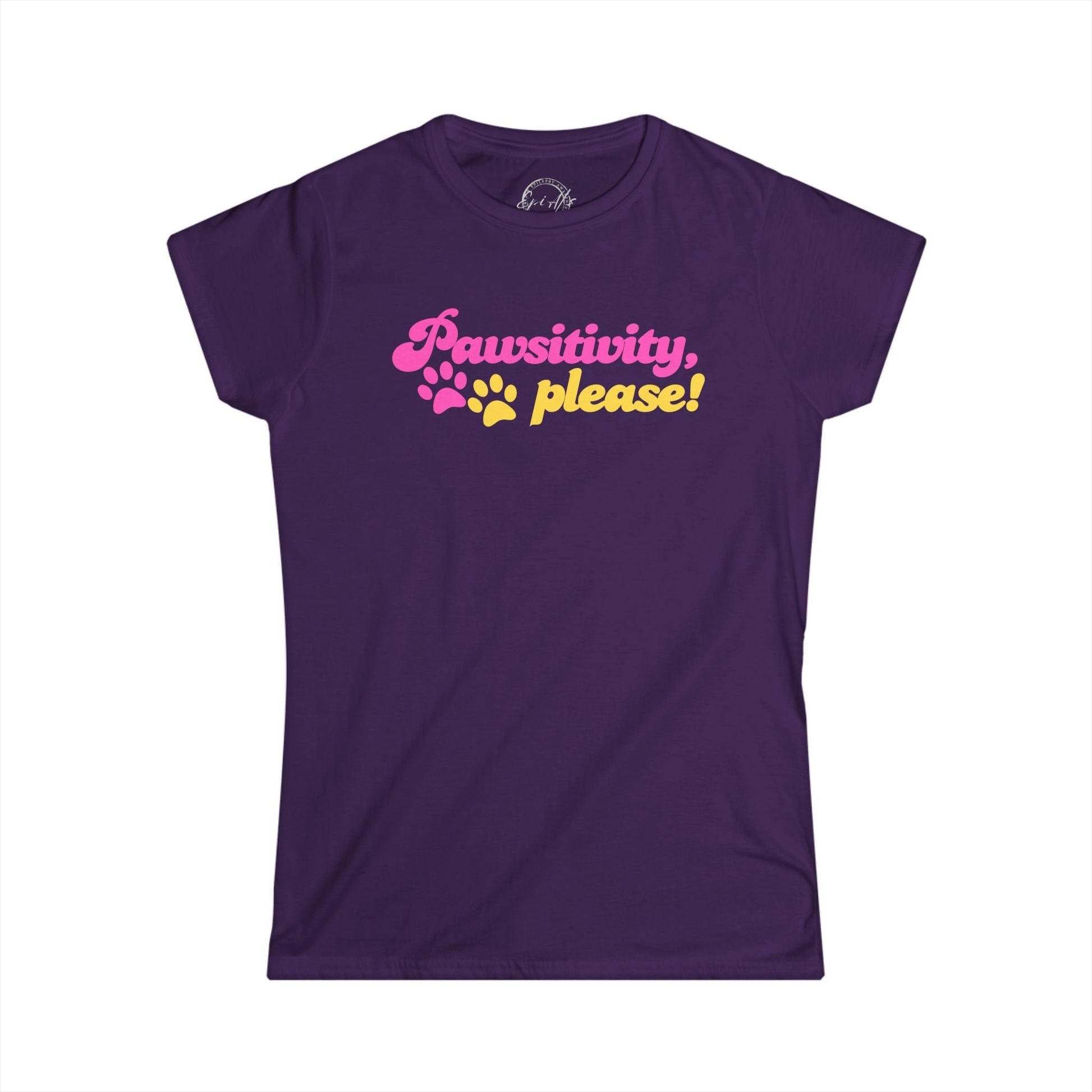 Vibrant Pawsitivity Women's Tee - Express Your Style - Korvel