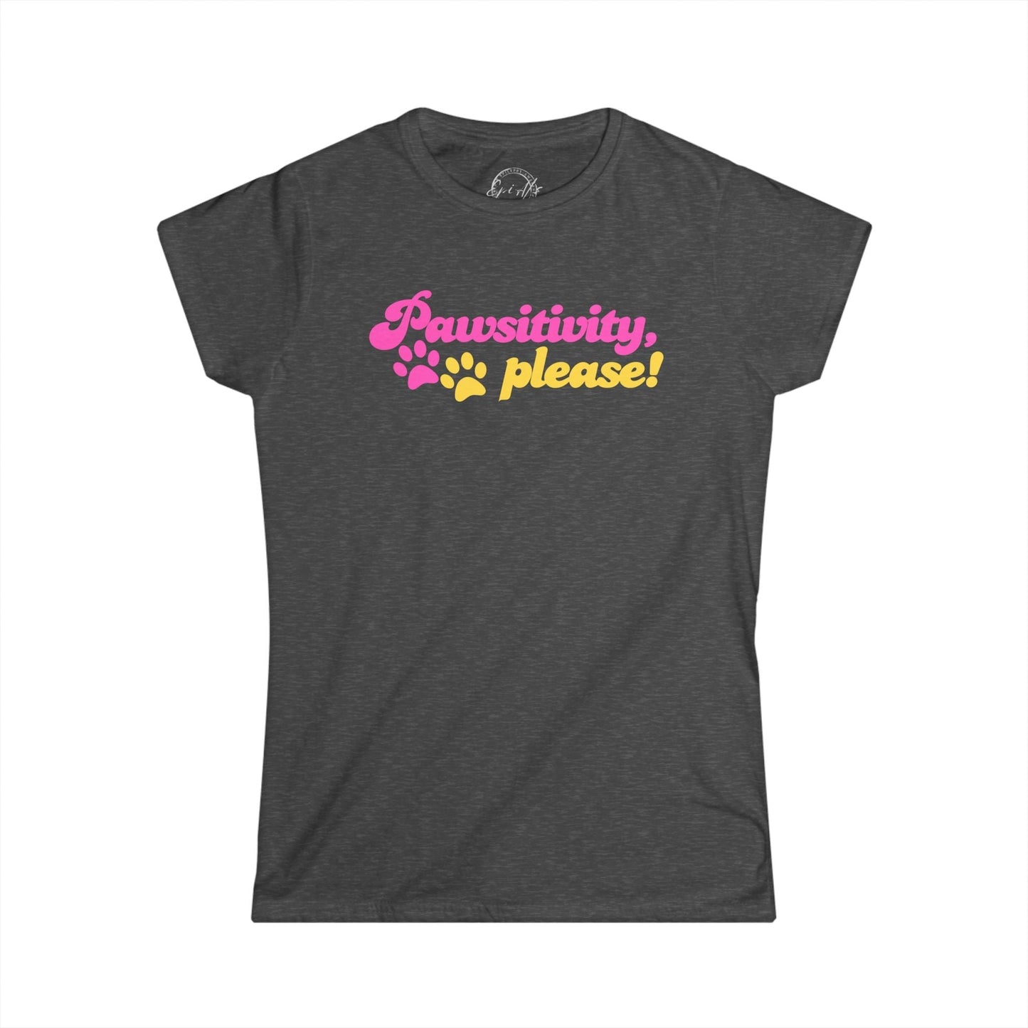 Vibrant Pawsitivity Women's Tee - Express Your Style - Korvel
