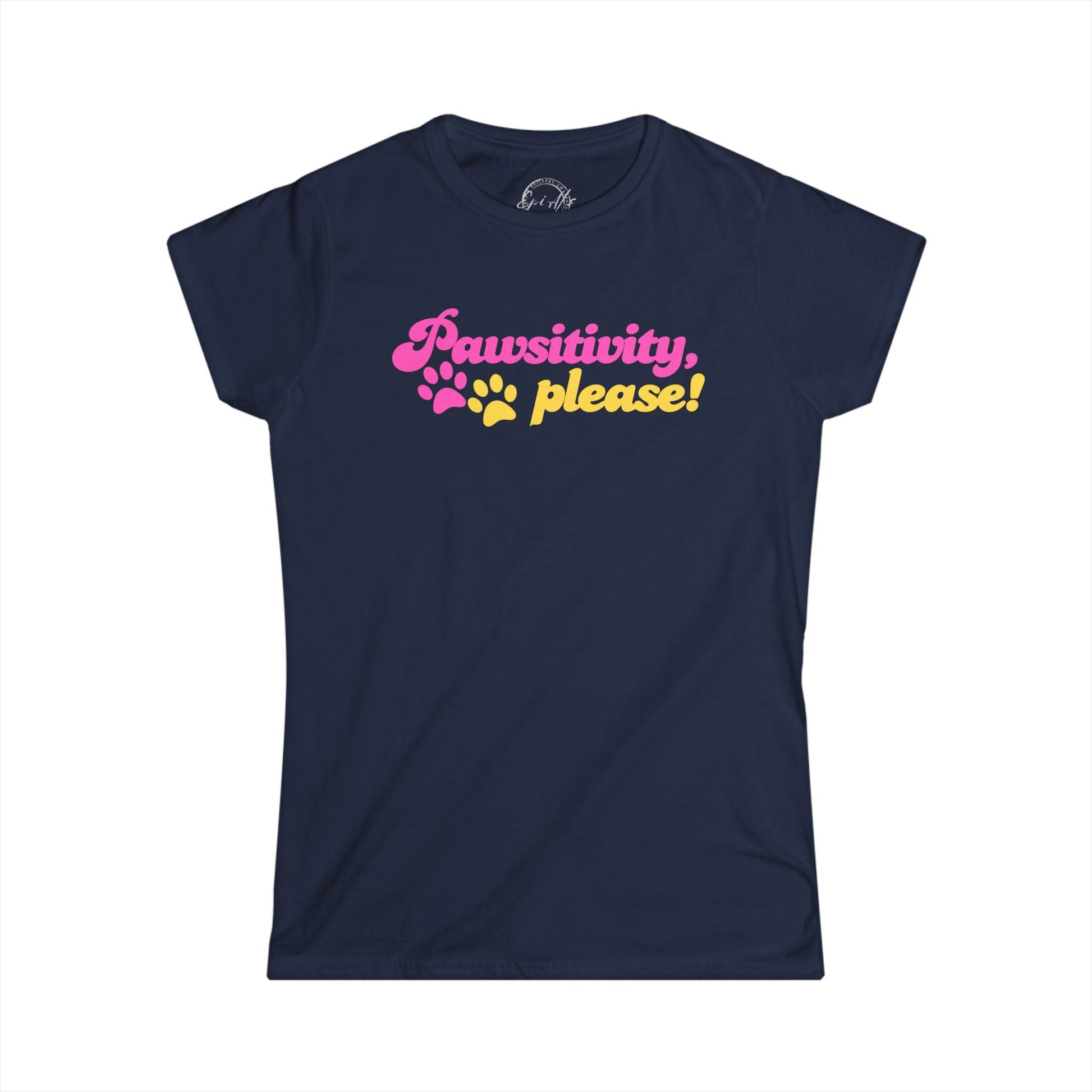 Vibrant Pawsitivity Women's Tee - Express Your Style - Korvel