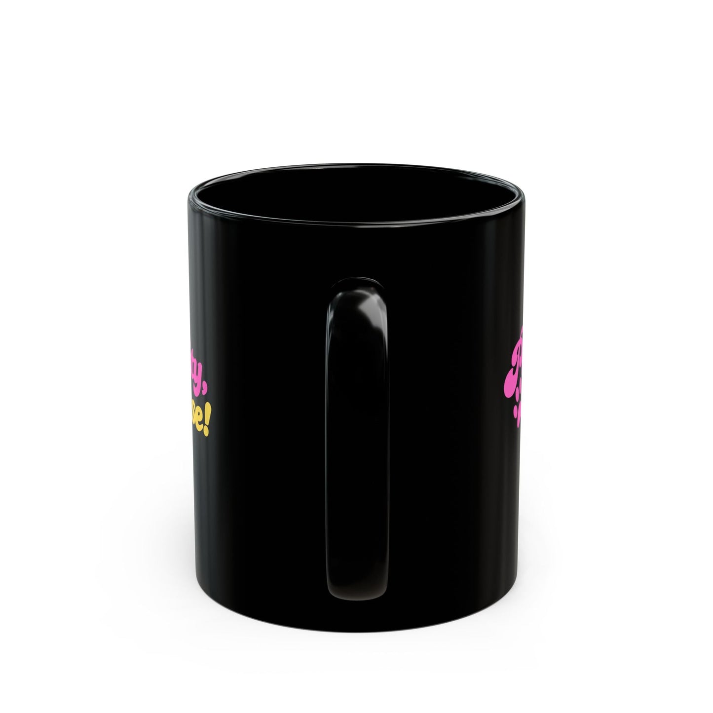 Mug Pawsitivity | Tasse noire pour les amoureux des chiens
