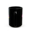 Mug Pawsitivity | Tasse noire pour les amoureux des chiens