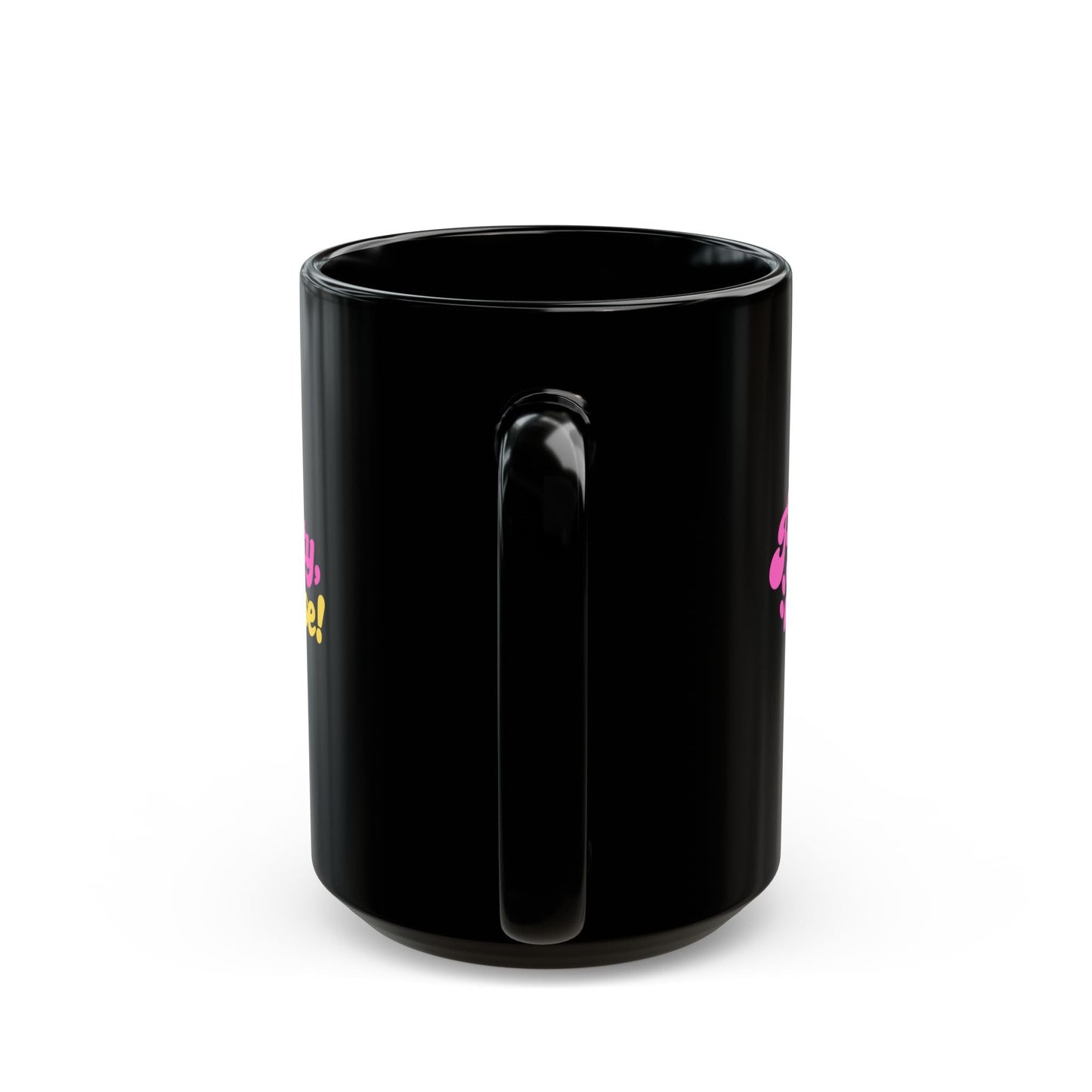 Mug Pawsitivity | Tasse noire pour les amoureux des chiens