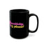 Mug Pawsitivity | Tasse noire pour les amoureux des chiens