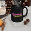 Mug Pawsitivity | Tasse noire pour les amoureux des chiens