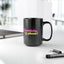 Mug Pawsitivity | Tasse noire pour les amoureux des chiens