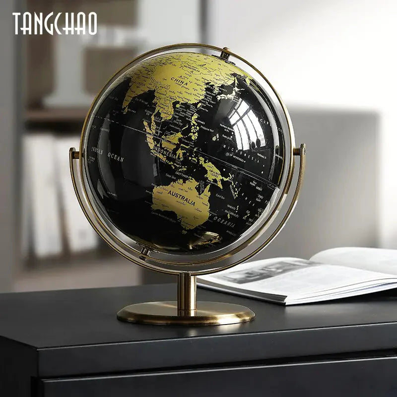 Globo de Escritorio con Mapa Retro para Decoración del Hogar y la Oficina