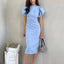 Vestido Sheath Elegante de Cintura Alta para Mujeres