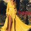 Elegant V-Neck Long Sleeve Dress
