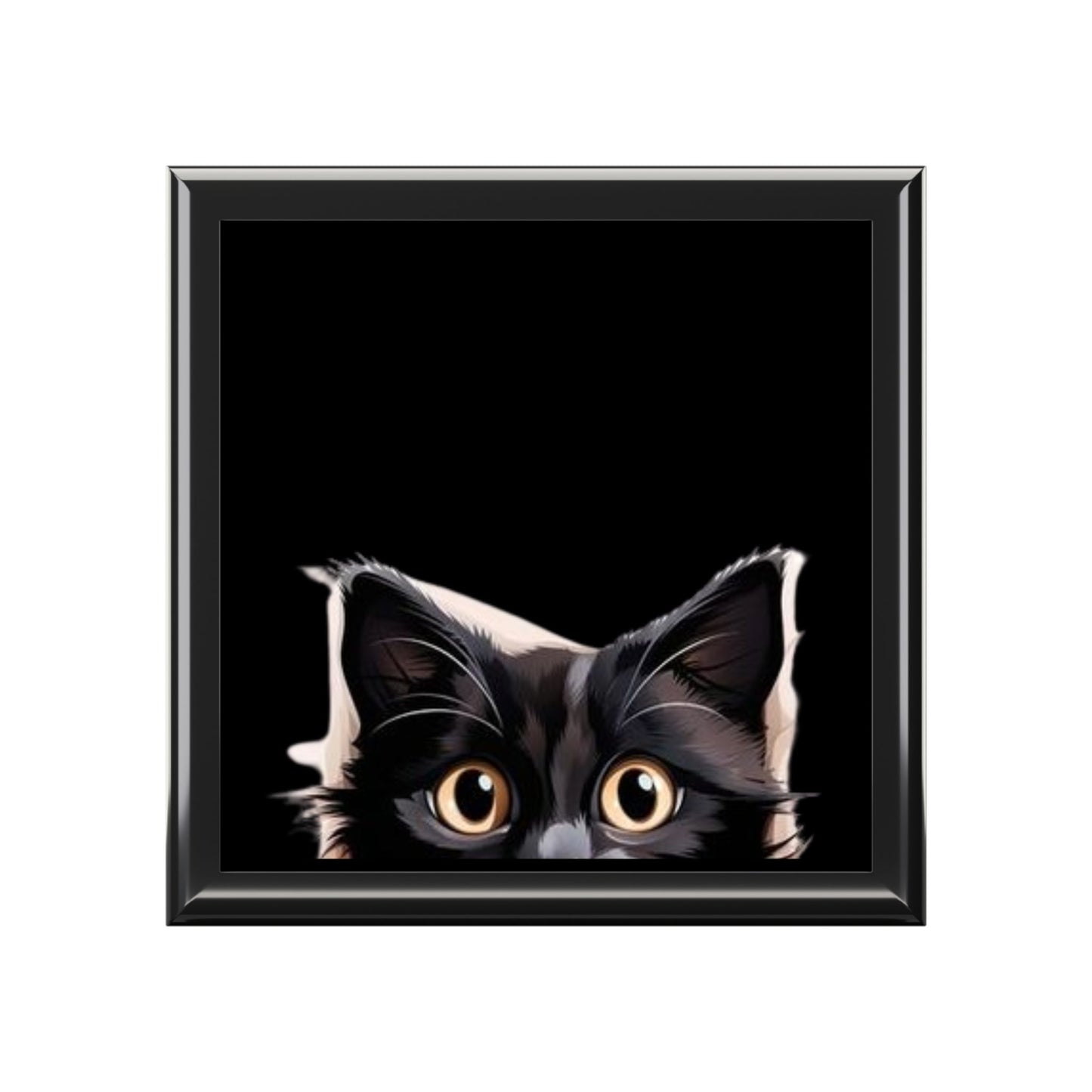 Boîte à bijoux Peeking Kitty