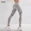 Peeli High Waist Seamless Leggings Yoga Pants Push Up Fitness Tight Workout Tummy Control Gym Leggings Athletic Pants Sportswear - Korvel
