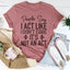 People Say I Act Like I Don't Care Tee - Korvel