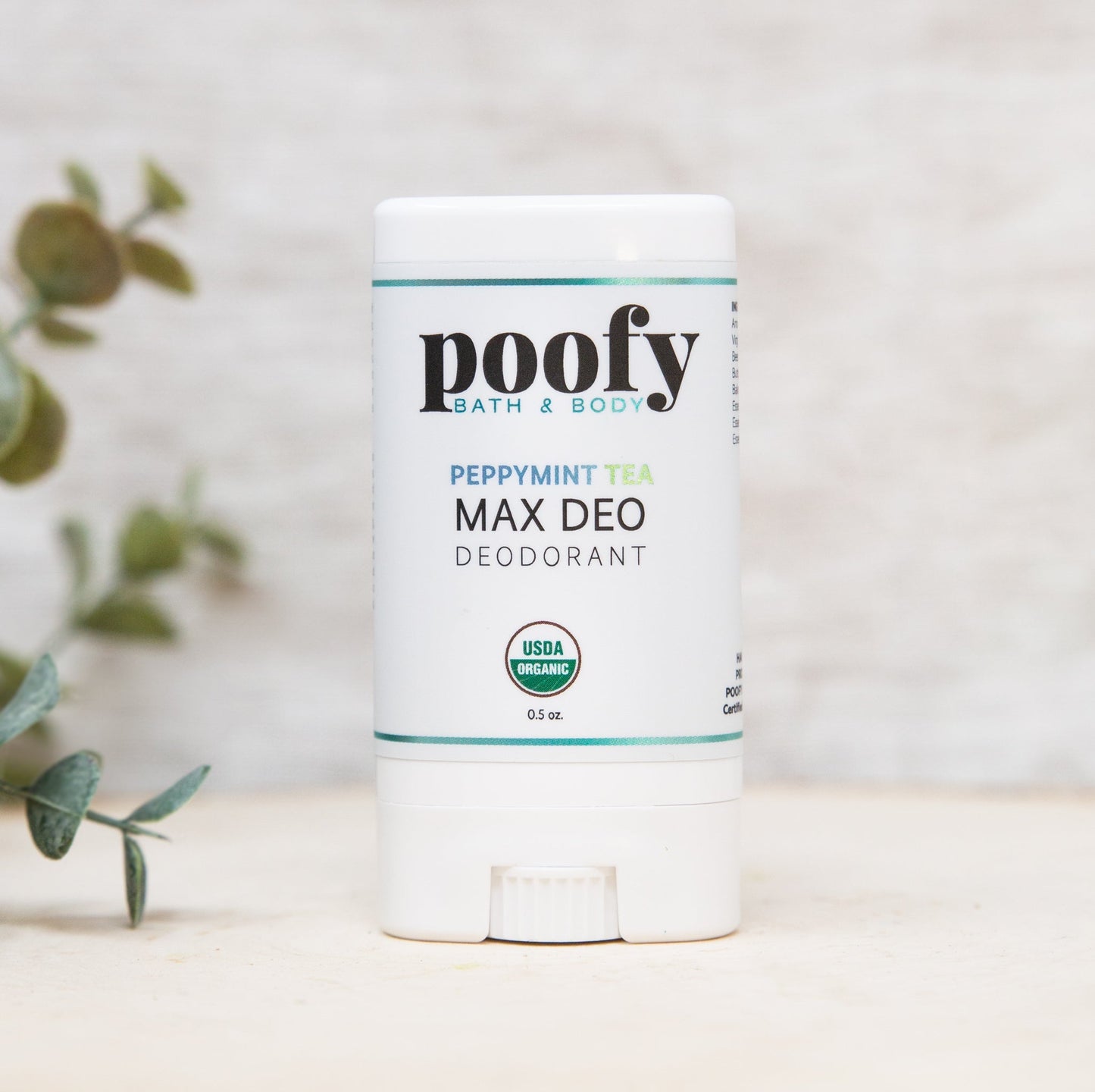 Max Deo Peppymint Tea Organic Deodorant – Travel Size