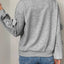 Perfee Bow Round Neck Long Sleeve Sweatshirt - Korvel