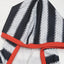 Sudadera con capucha de manga larga a rayas contrastantes Perfee