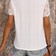 T-shirt à col rond à œillets Perfee à manches courtes
