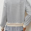 Perfee Faux Layered Striped Long Sleeve Sweatshirt - Korvel