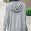 Perfee Half Snap Long Sleeve Hoodie - Korvel