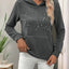 Perfee Pearl Butterfly Long Sleeve Hoodie