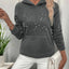 Perfee Pearl Butterfly Long Sleeve Hoodie