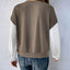 Sudadera Perfee de Cuello Redondo con Mangas Rayadas