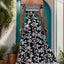 Perfee Slit Printed Off-Shoulder Dress - Korvel