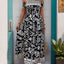 Perfee Slit Printed Off-Shoulder Dress - Korvel