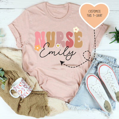 T-shirt d'infirmière personnalisé - Célébrez votre profession