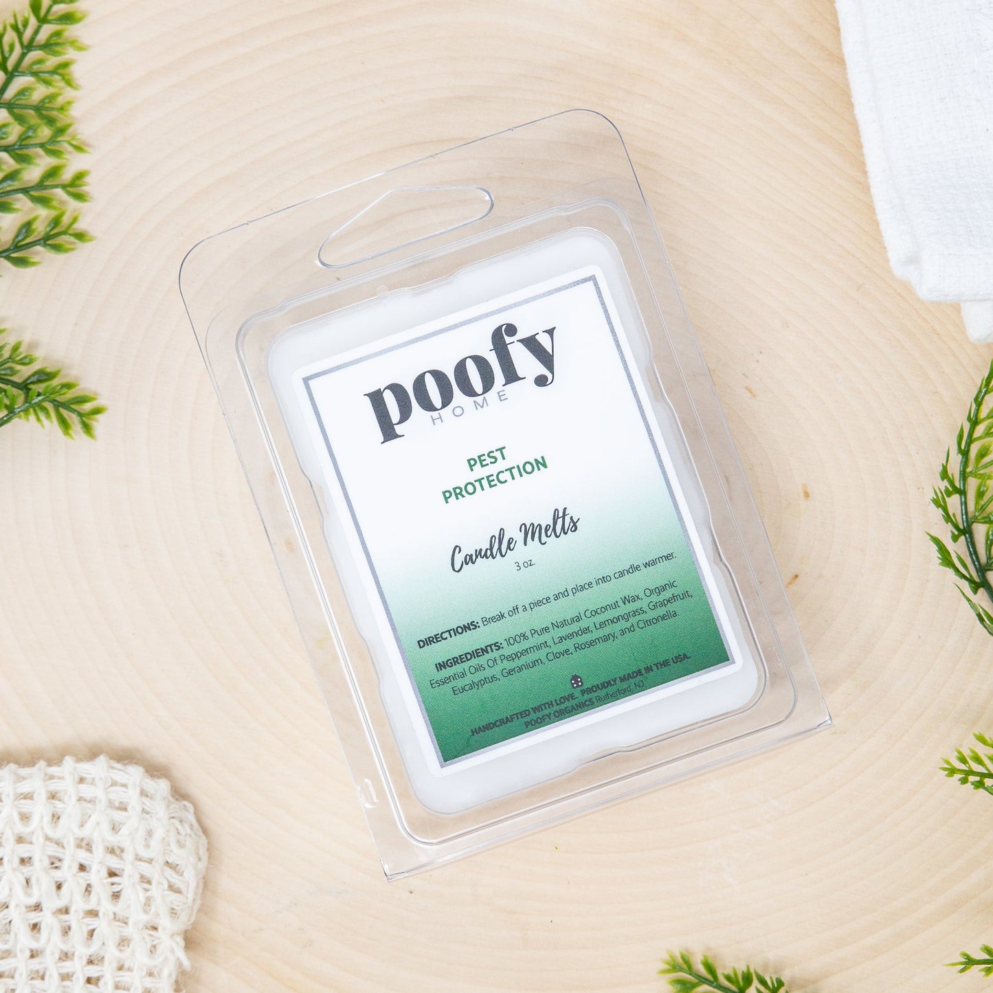 Fondants de bougie de protection naturelle contre les nuisibles