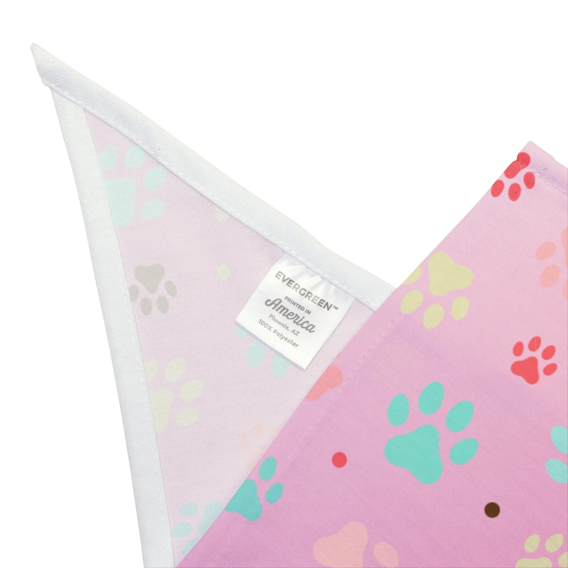 Vibrant Paw Print Bandana for Stylish Pets - Korvel