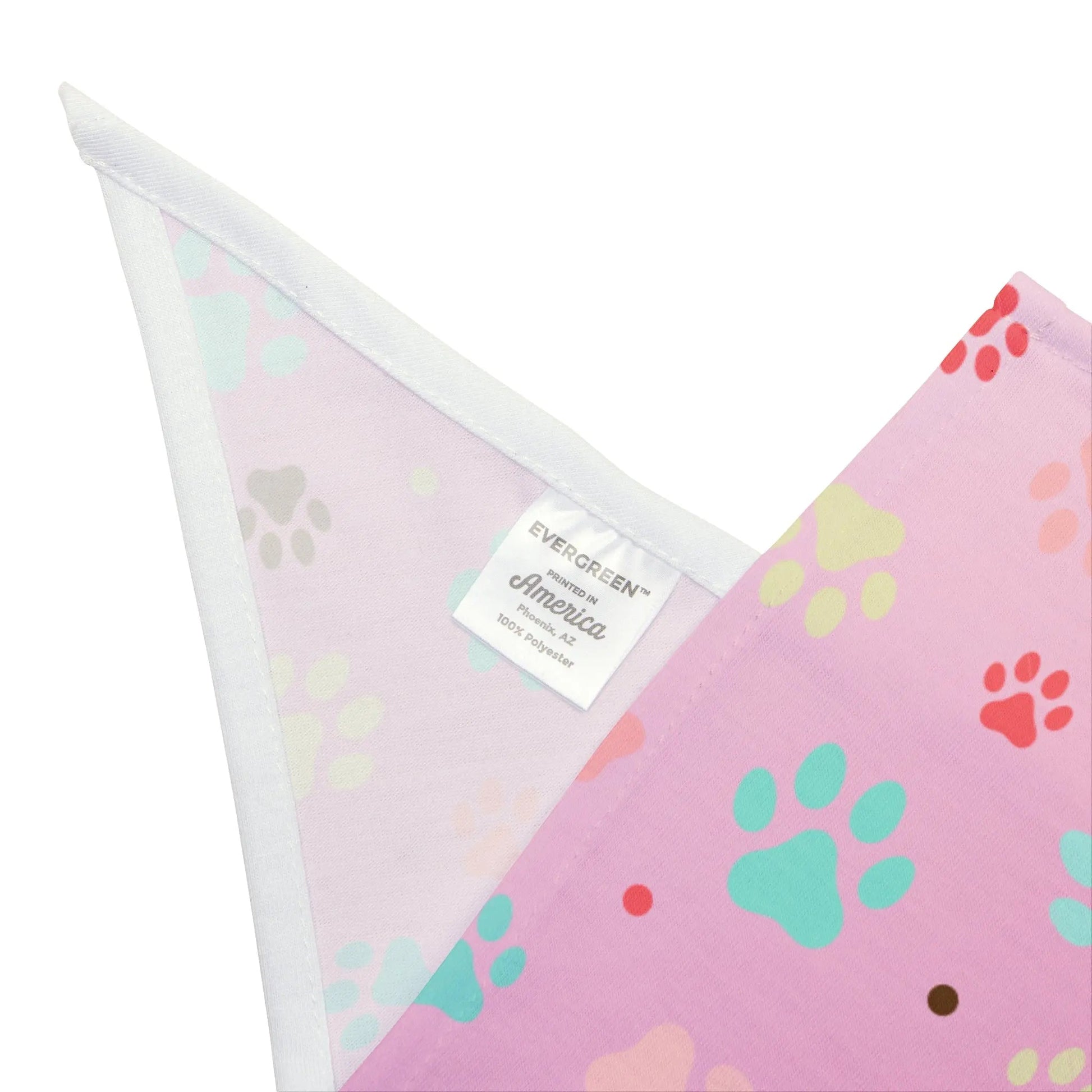 Vibrant Paw Print Bandana for Stylish Pets - Korvel