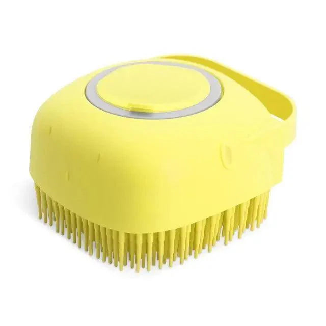 Premium Silicone Pet Bath Brush for Dogs and Cats