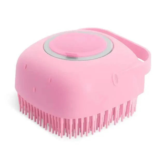 Premium Silicone Pet Bath Brush for Dogs and Cats