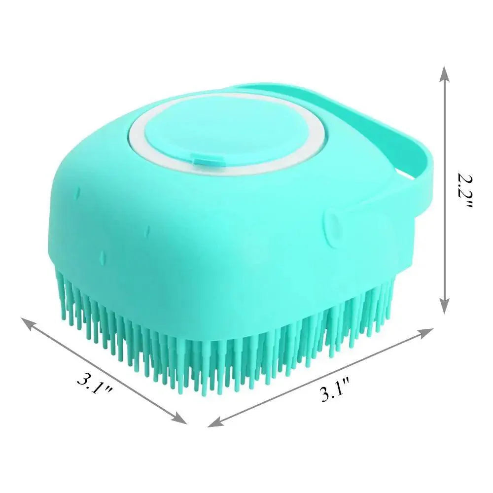 Premium Silicone Pet Bath Brush for Dogs and Cats