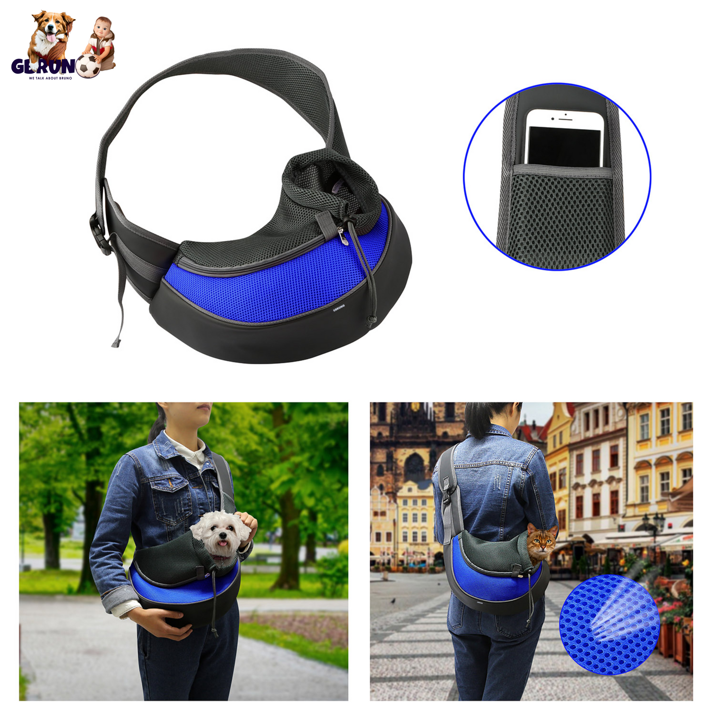 GBruno Pet Carrier for Dogs and Cats