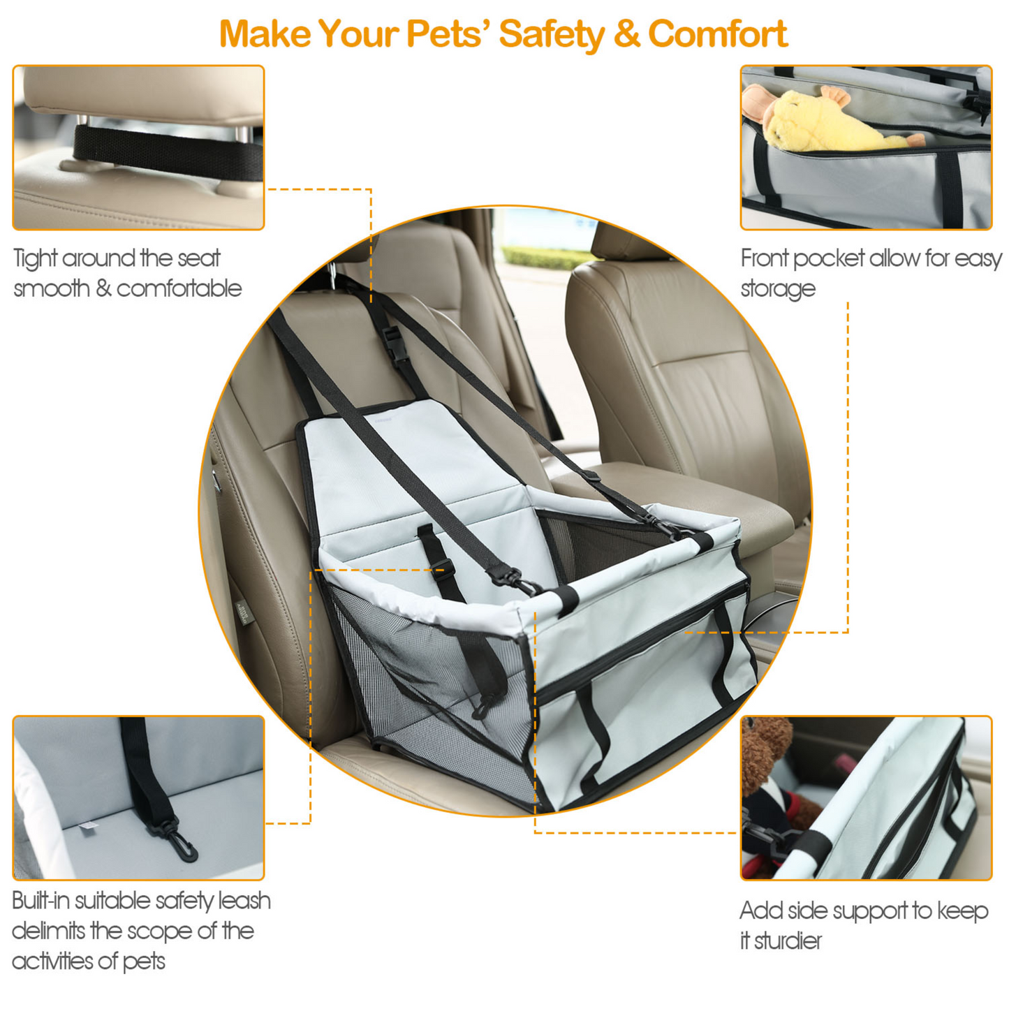 Asiento Elevador para Perros GBruno Premium