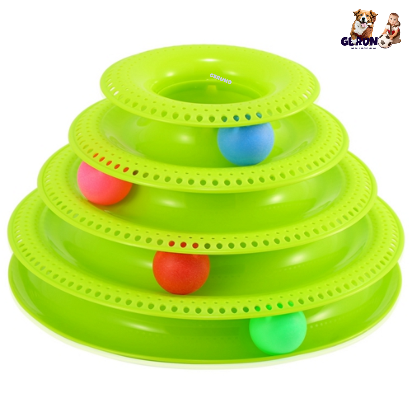 GBruno Interactive Cat Track Tower Toy
