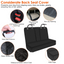Funda de Asiento para Perros Impermeable con Cinturón de Seguridad