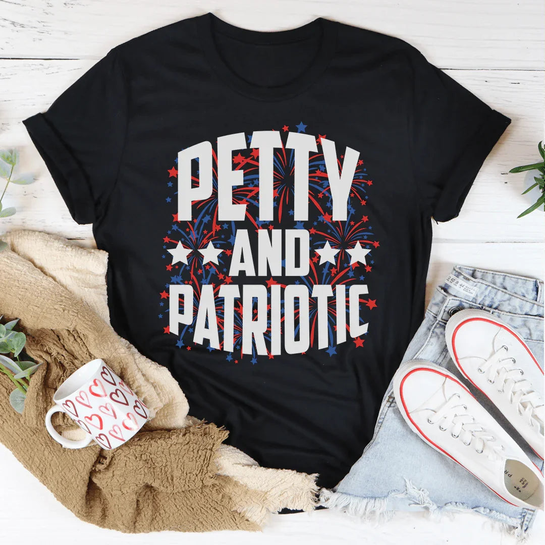 Camiseta mezquina y patriótica