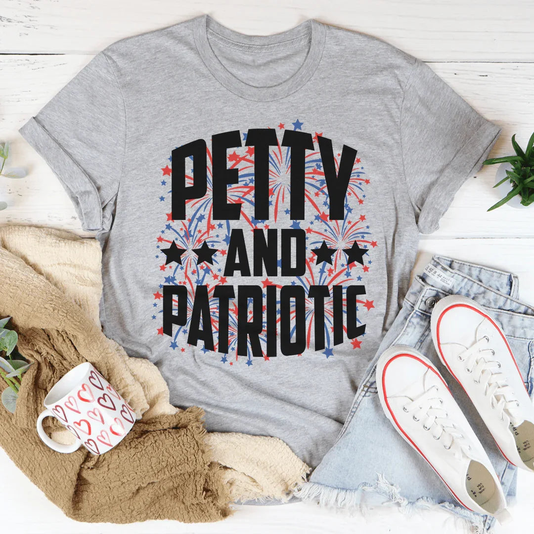 Camiseta mezquina y patriótica