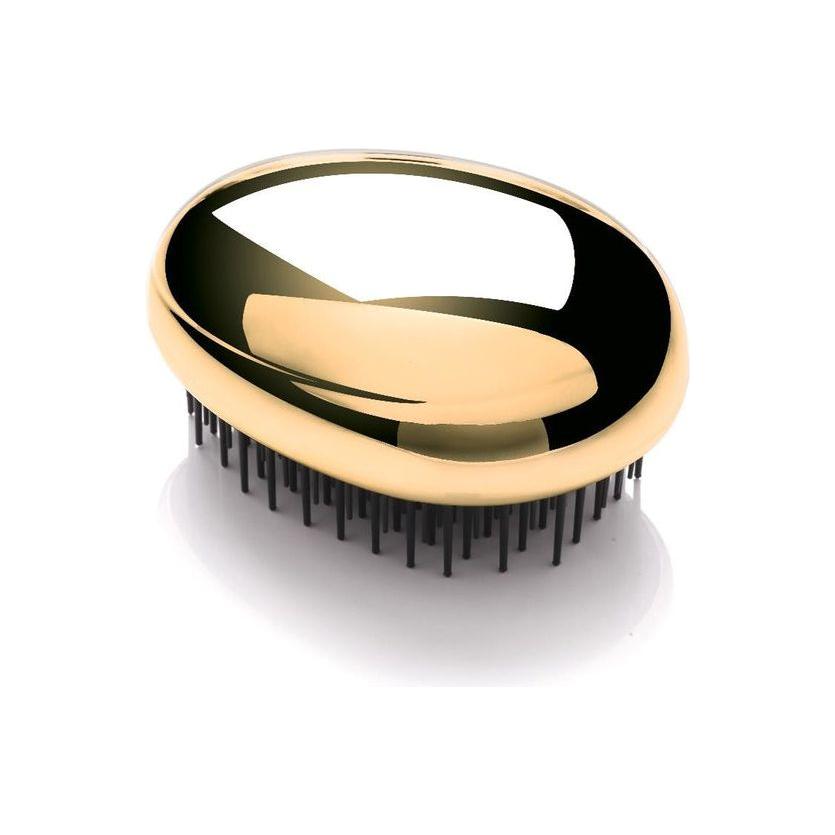 Brosse à cheveux détanglante Kent Pebble Gold avec massage du cuir chevelu