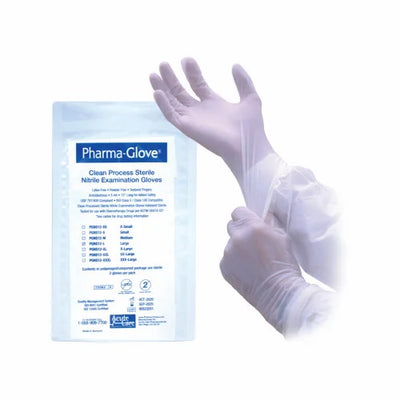 Pharma Glove Sterile Nitrile Chemo Approved - 12" Cuff, Large, 400 Ct