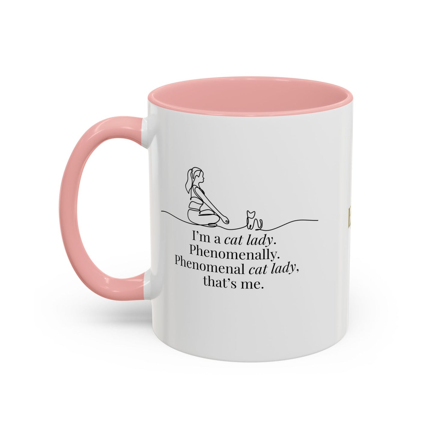 Charming Cat Lover's Accent Mug - Ideal Gift for Feline Fans - Korvel