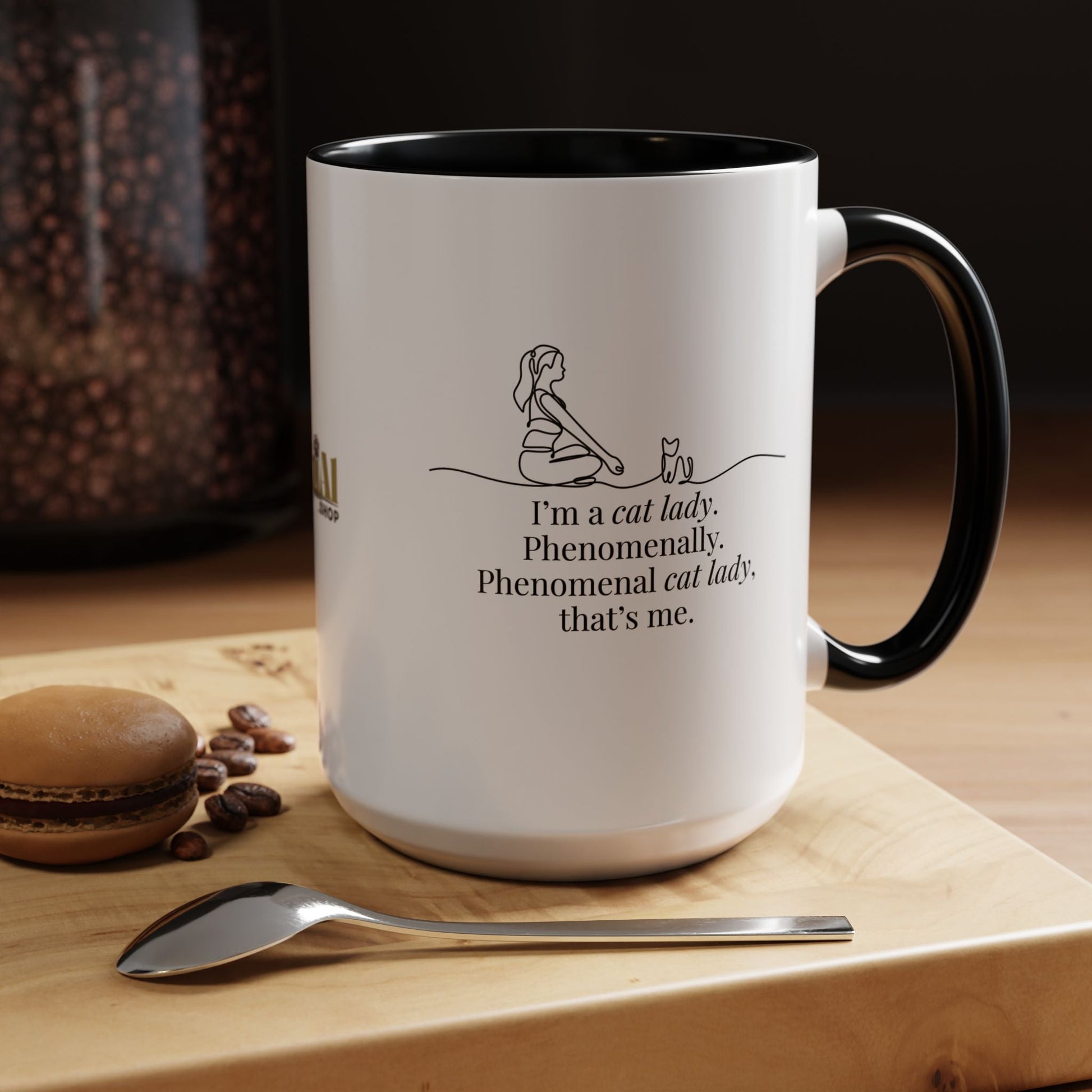 Charming Cat Lover's Accent Mug - Ideal Gift for Feline Fans - Korvel