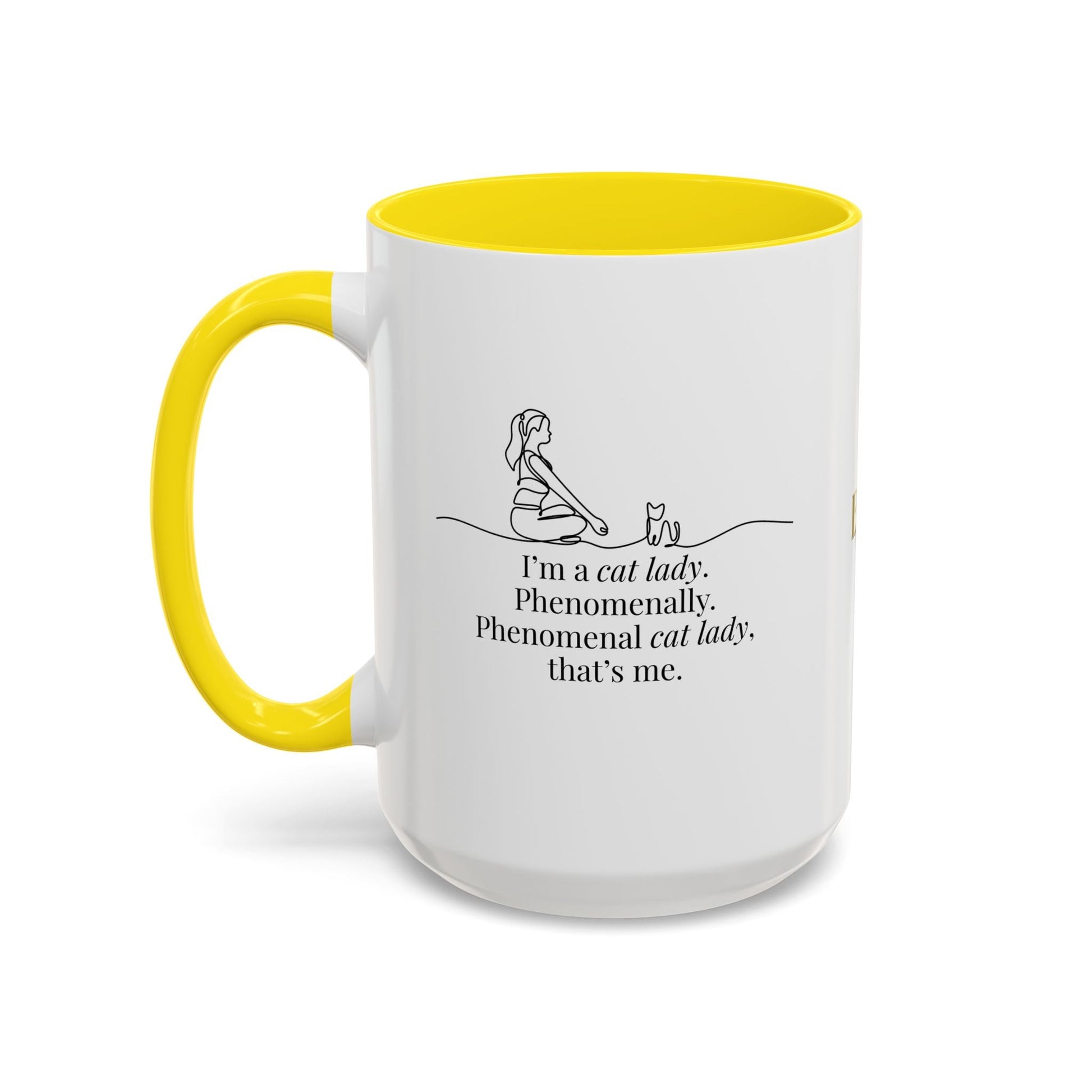Charming Cat Lover's Accent Mug - Ideal Gift for Feline Fans - Korvel